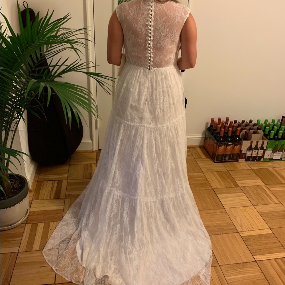 Melissa Sweet Chantilly Lace Wedding Dress